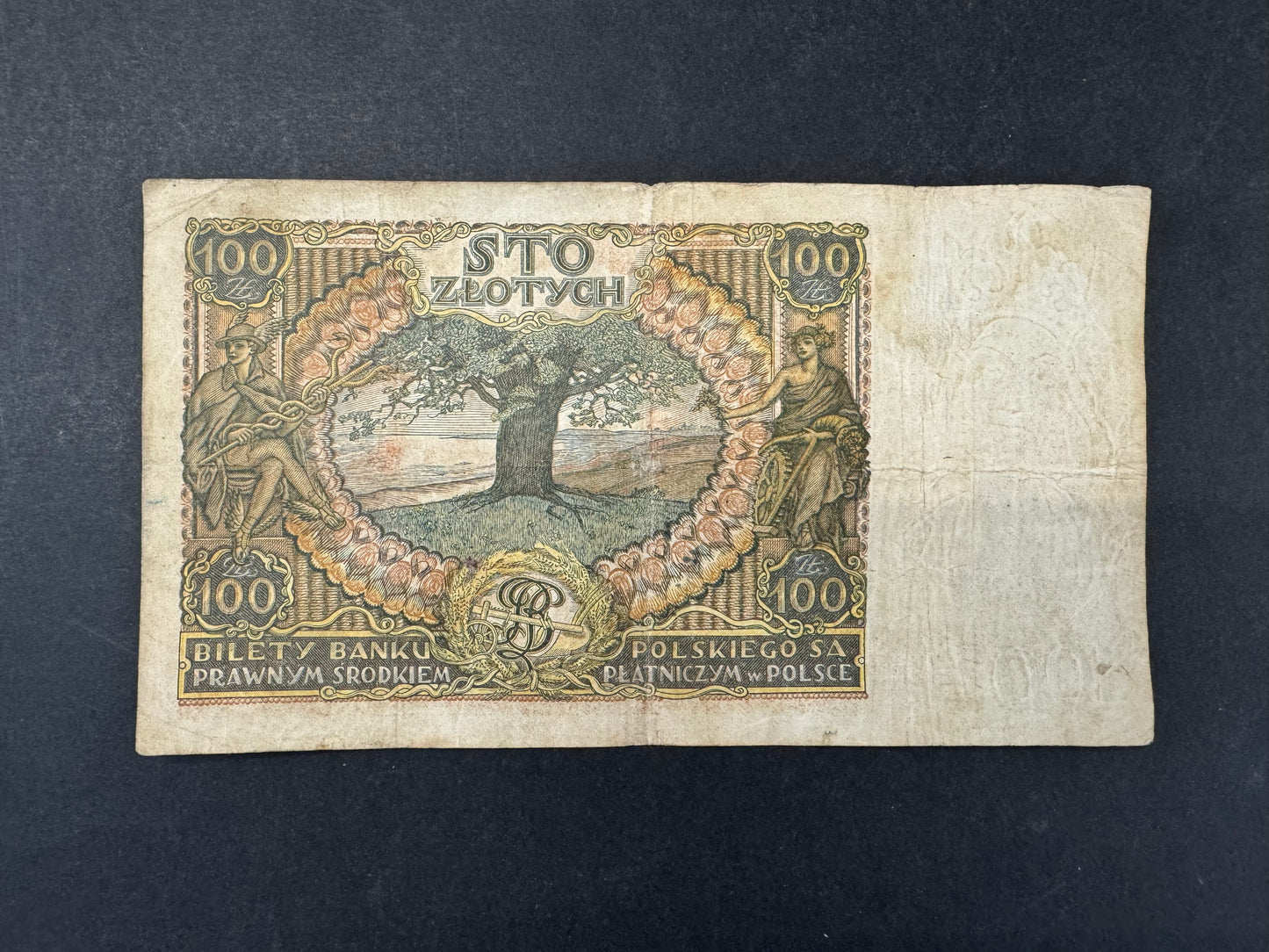 Rare Poland 100 Zloty Banknote Set (issued 1934)