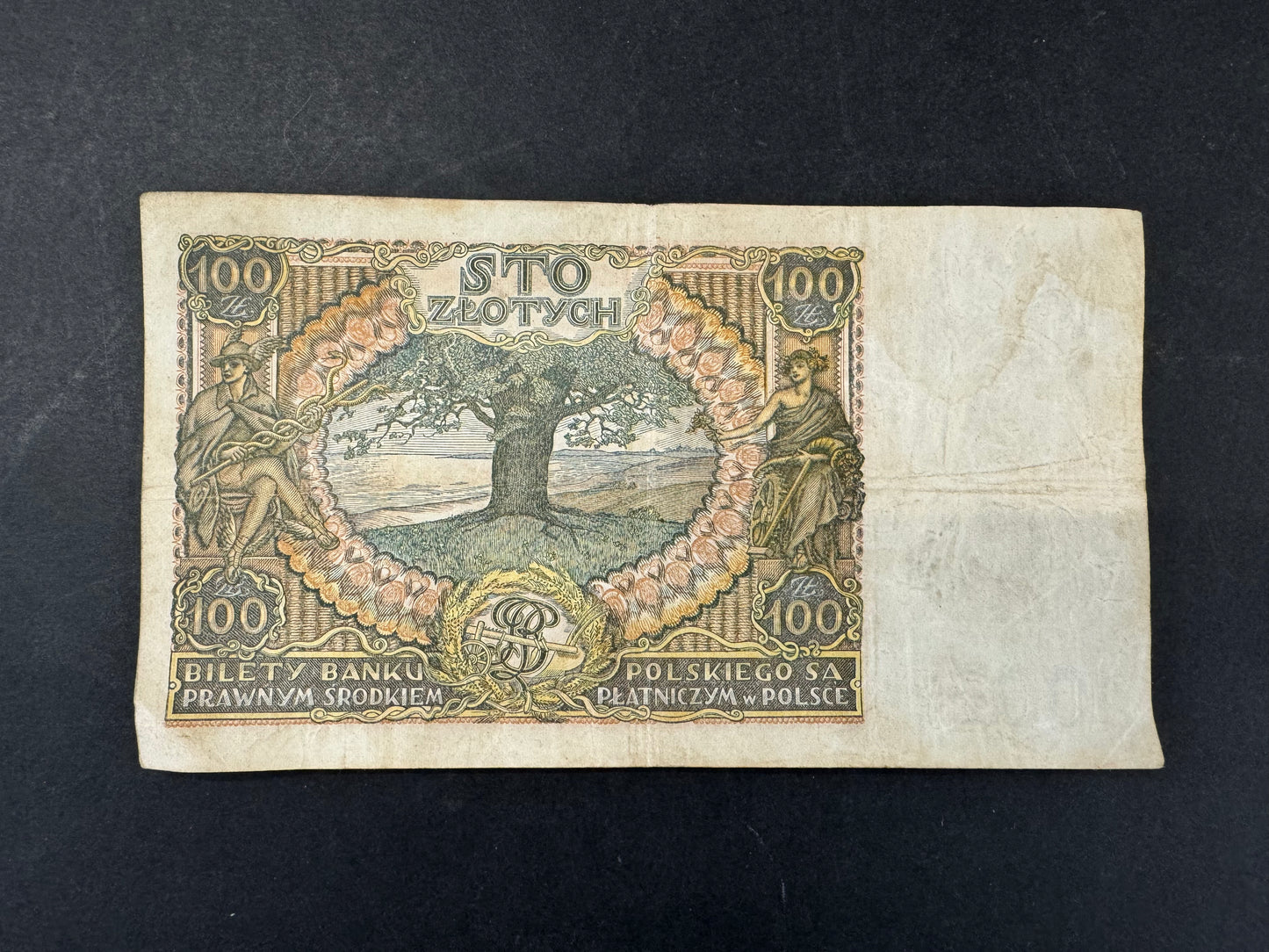 Rare Poland 100 Zloty Banknote Set (issued 1934)