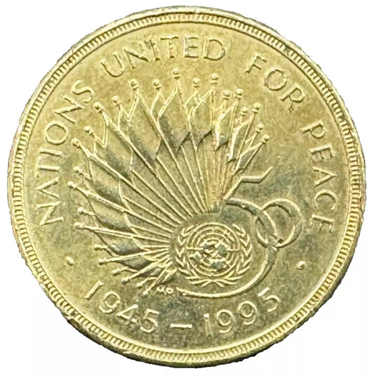 United Nations £2 Pounds Coin 1995